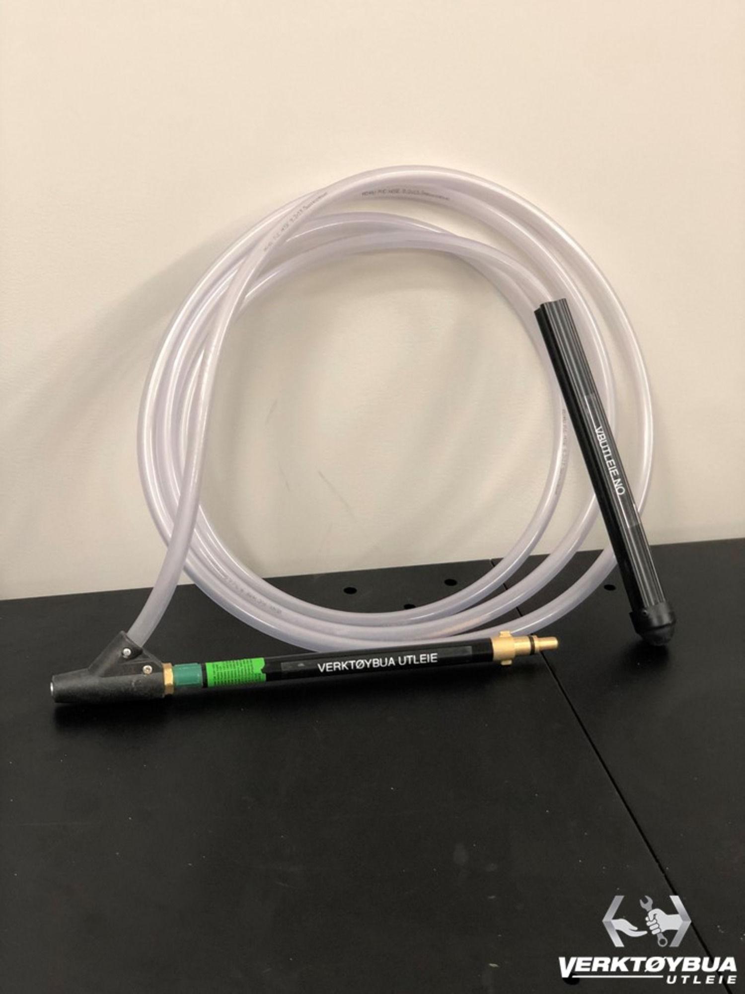 Våtsandblåser for høytrykkspyler