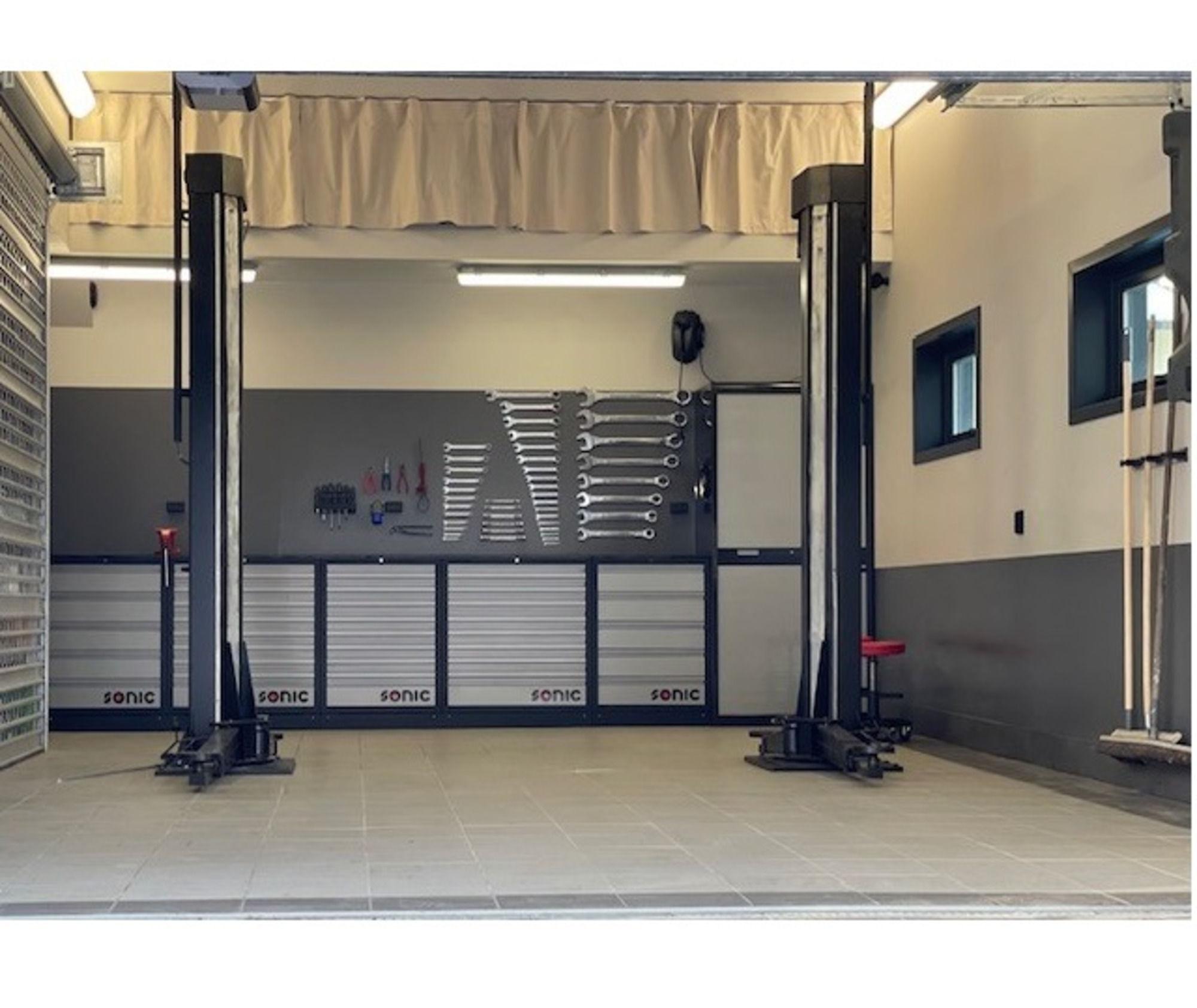 Verksted m/løftebukk