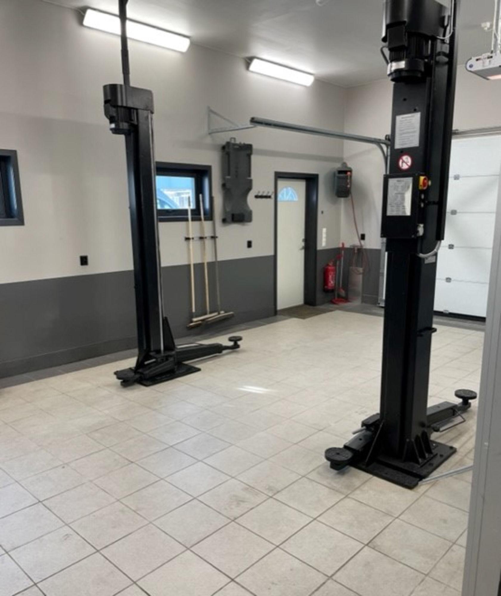 Verksted m/løftebukk